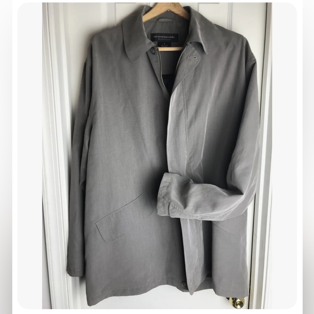 NWT Vintage BLOOMINGDALES Impermeable WEATHERPROOF Khaki Jacket Size M MEDIUM